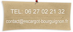 Contacter l'escargot bourguignon