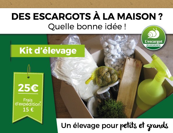 Kit d'élevage d'escargots